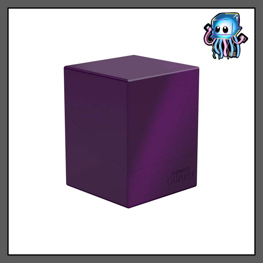 Purple Solid Boulder 100+ Deck Box Ultimate Guard