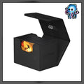 Black 80+ Sidewinder Monocolor Deck Case Ultimate Guard