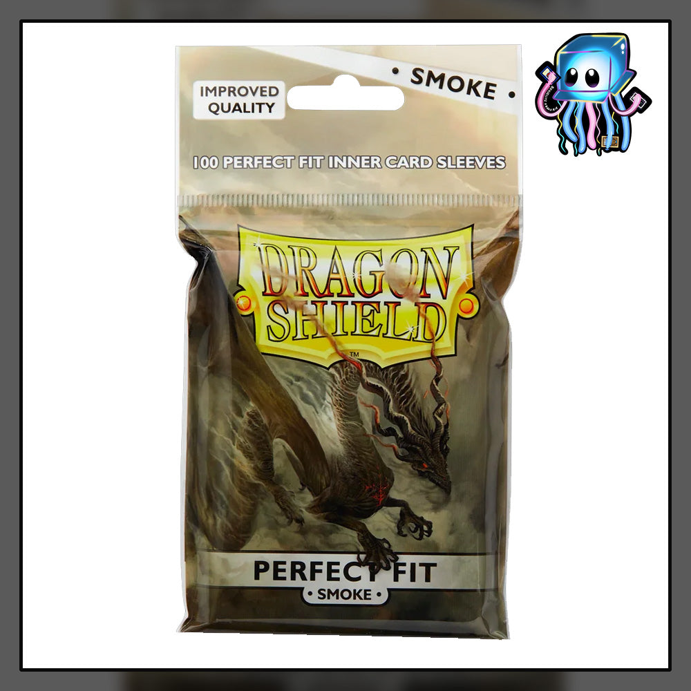 Smoke 100ct Inner Standard Sized Sleeves Dragon Shield