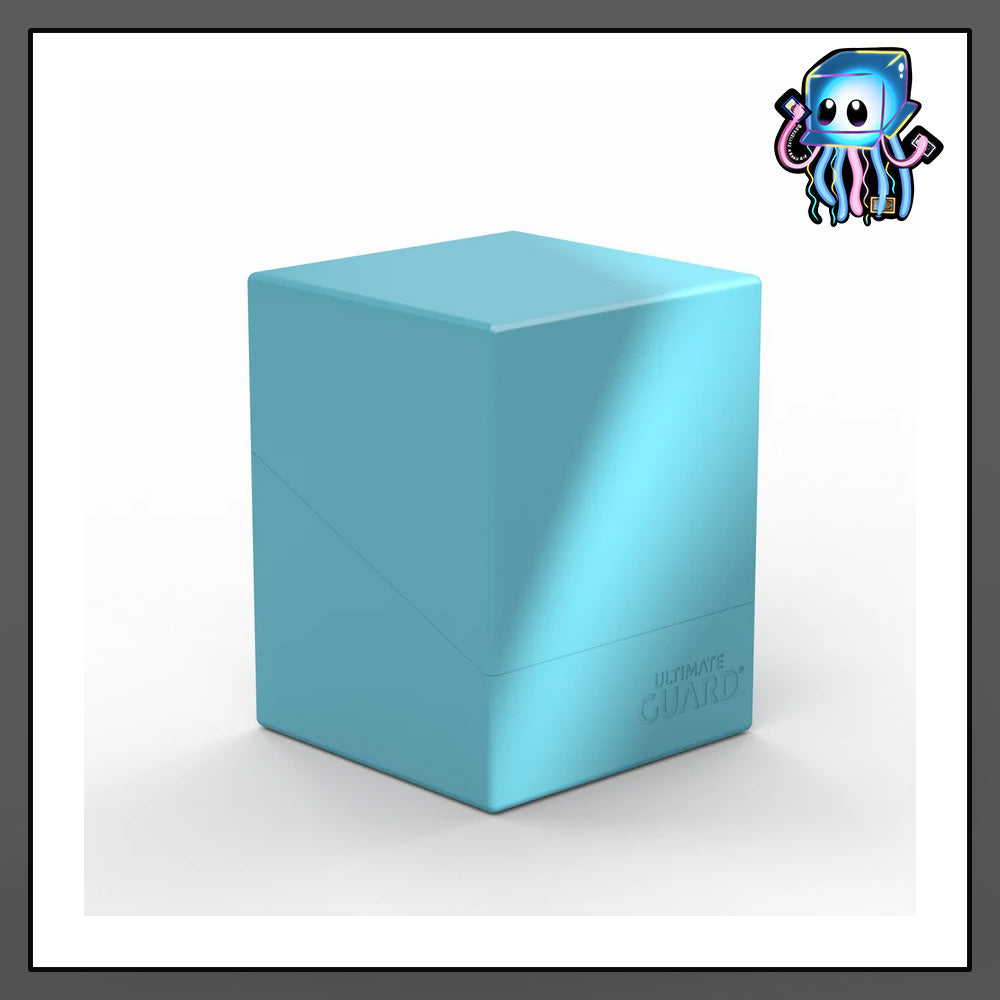 Turquoise Solid Boulder 100+ Deck Box Ultimate Guard