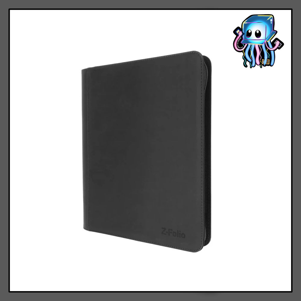 Black Z-Folio Toploader 9-Pocket LX Album Binder BCW