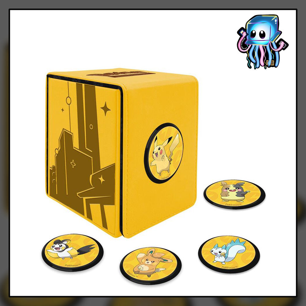 Pikachu Shimmering Skyline 100+ Alcove Click Deck Box Pokemon Ultra Pro
