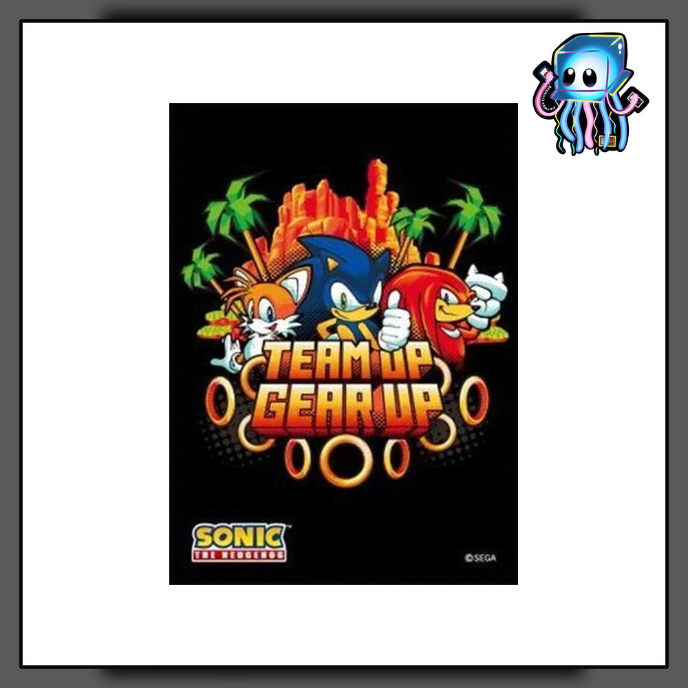"Spot and Dot" Team Up Gear Up 65ct Standard Sized Sonic the Hedgehog Ensky Sleeves