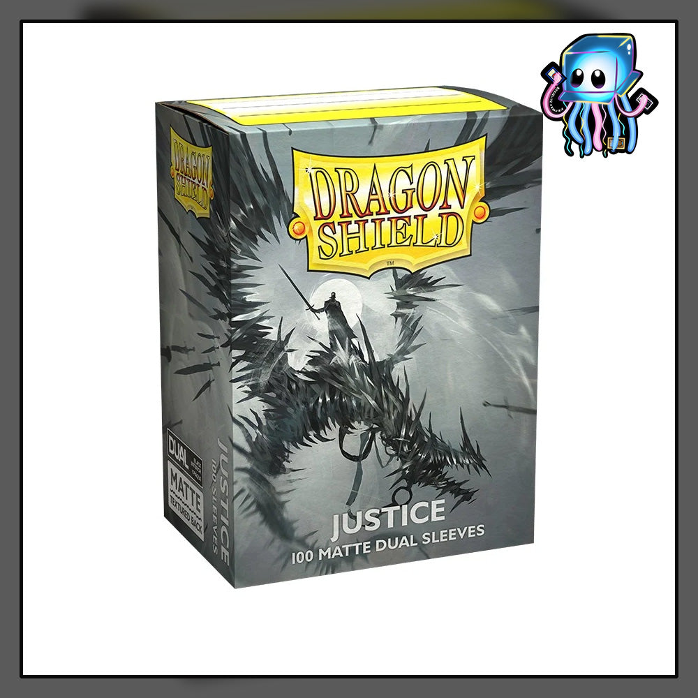 Justice Dual Matte Dragon Shield 100ct Standard Sized Sleeves