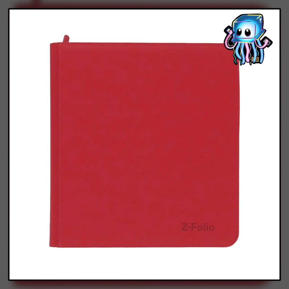 Red Z-Folio 12-Pocket Album Binder BCW