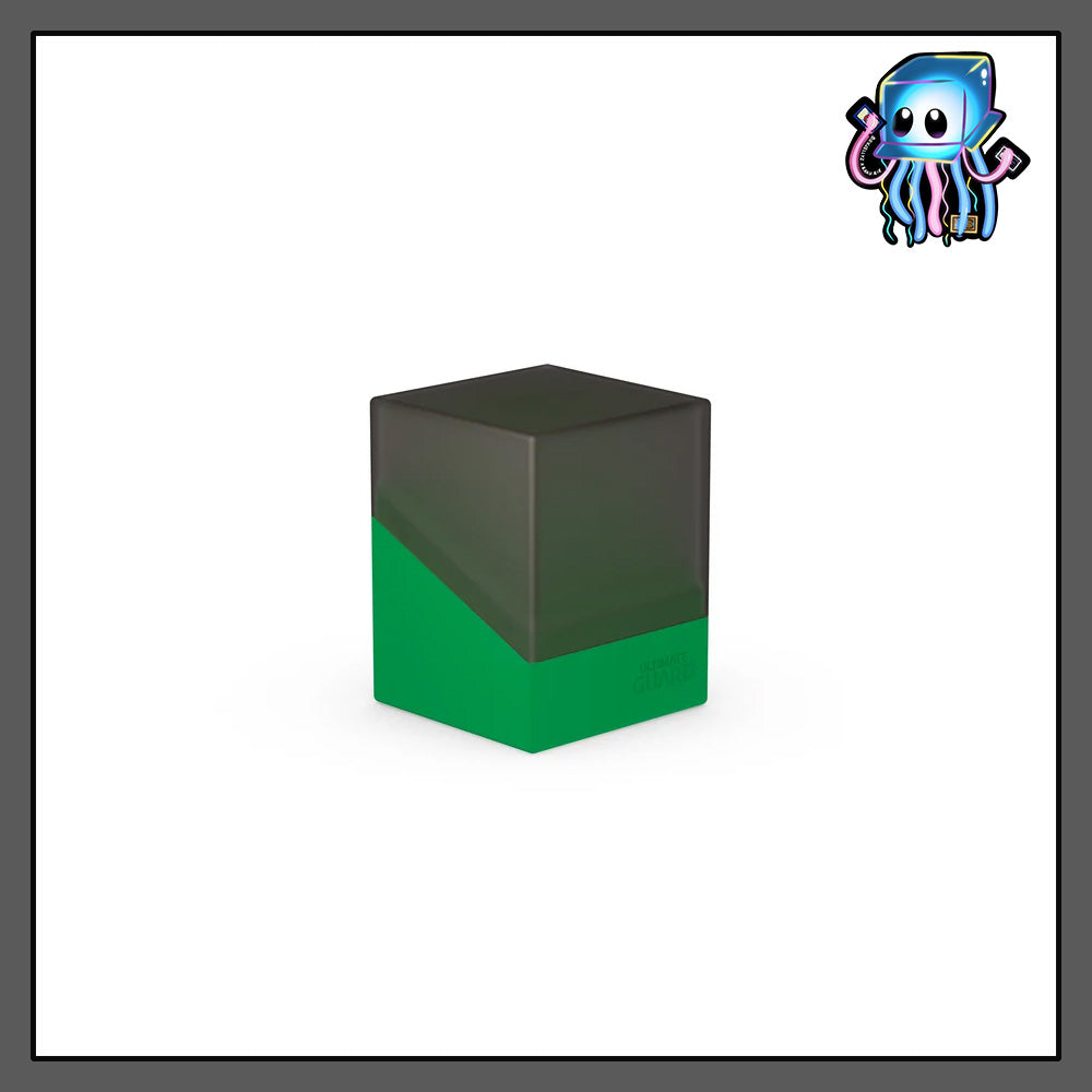 Black/Green Synergy Boulder 100+ Deck Box Ultimate Guard