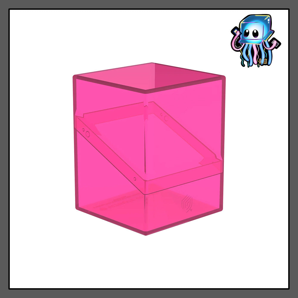 Rhodonite Pink Clear Boulder 100+ Deck Box Ultimate Guard
