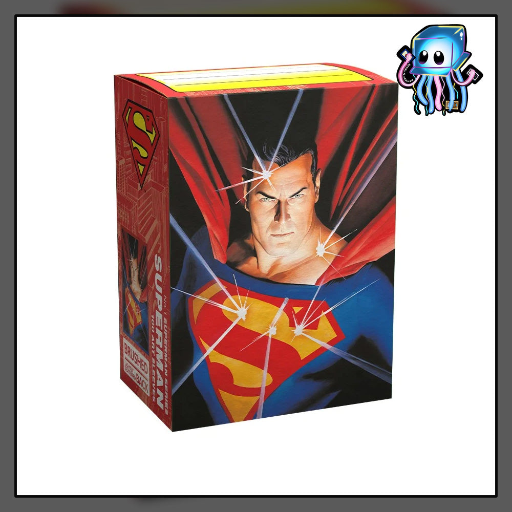 Superman (1) 100ct Standard Sized Dragon Shield Brushed Art Sleeves