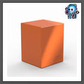 Orange Solid Boulder 100+ Deck Box Ultimate Guard
