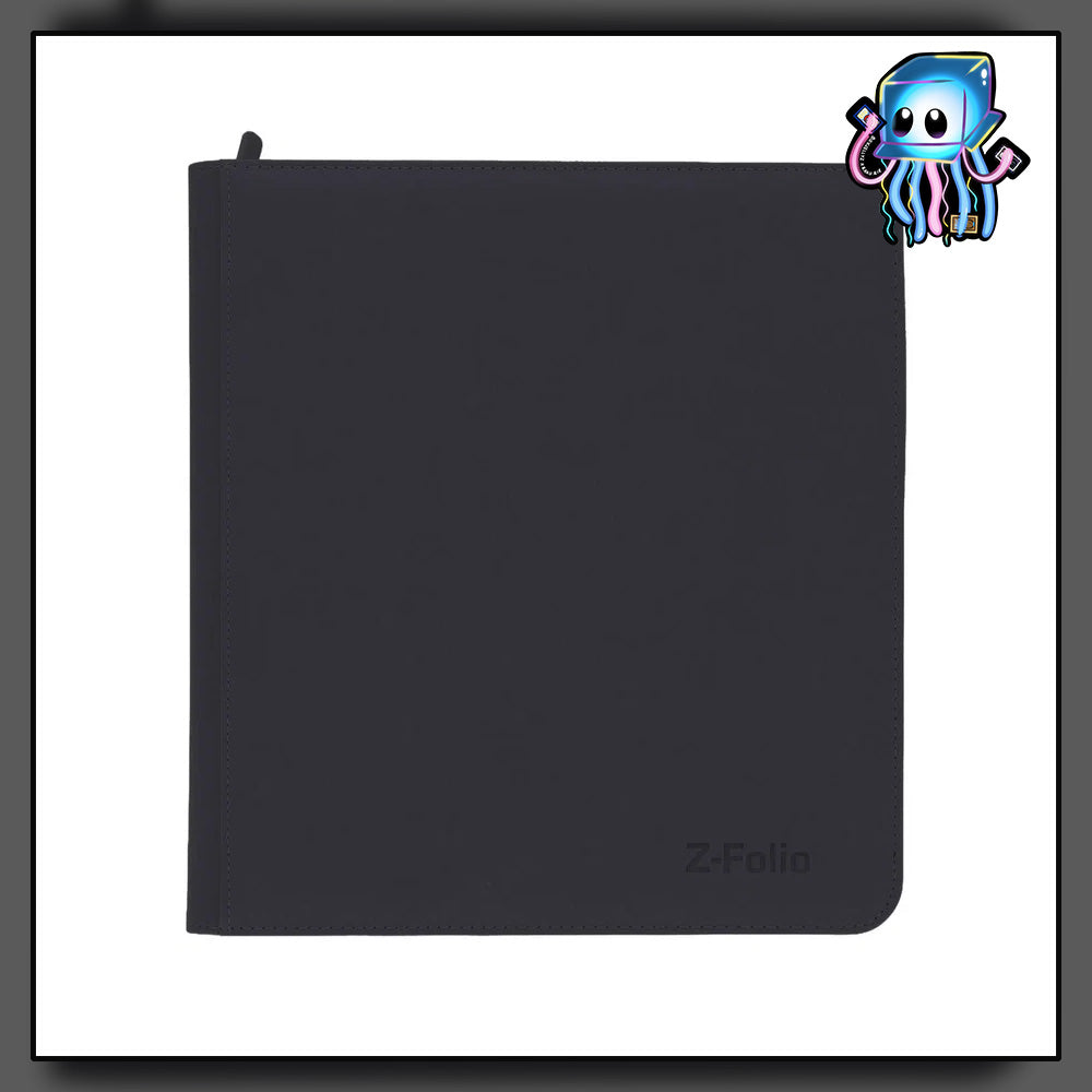 Black Z-Folio 12-Pocket Album Binder BCW