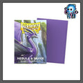 Nebula & Silver Dual Matte Dragon Shield 100ct Standard Sized Sleeves