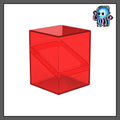 Ruby Red Clear Boulder 100+ Deck Box Ultimate Guard