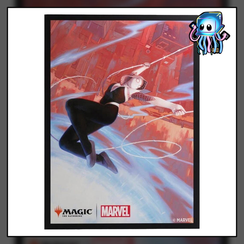 Spider-Gwen 105ct Premium Art Sleeves Gamegenic Magic The Gathering Spider-Man