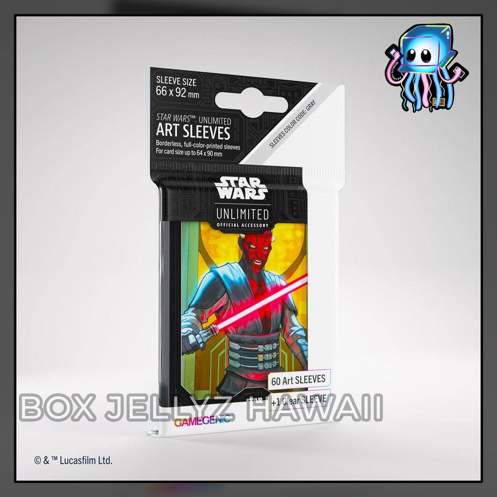 Darth Maul 60ct Standard Sized Sleeves Star Wars: Unlimited Art Sleeves GameGenic