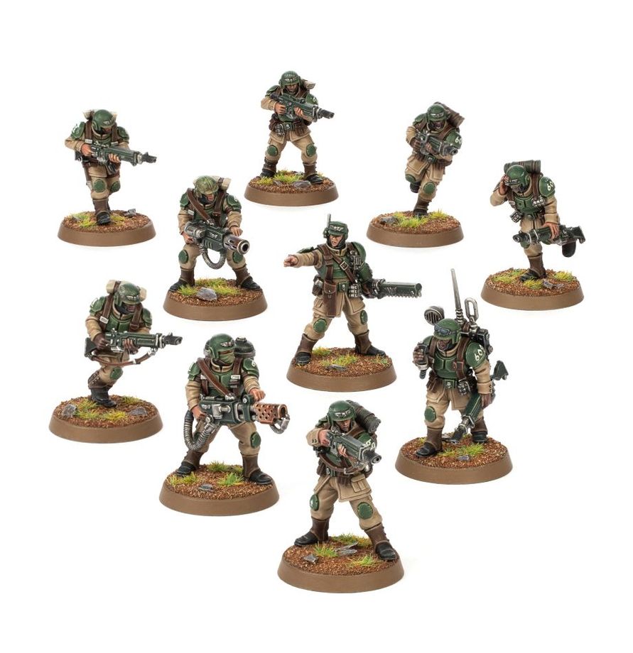 Cadian Shock Troops Asta Militarum Warhammer 40k W40k