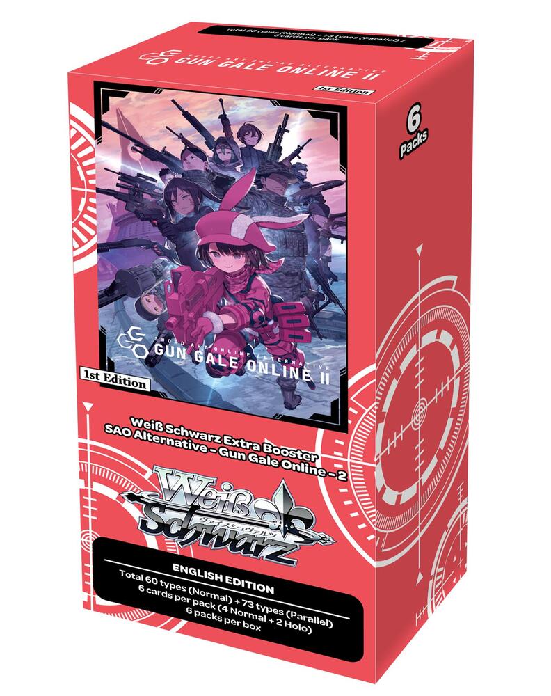 SAO Alternative -Gun Gale Online- 2 Extra Booster Box Weiss Schwarz Sword Art Online