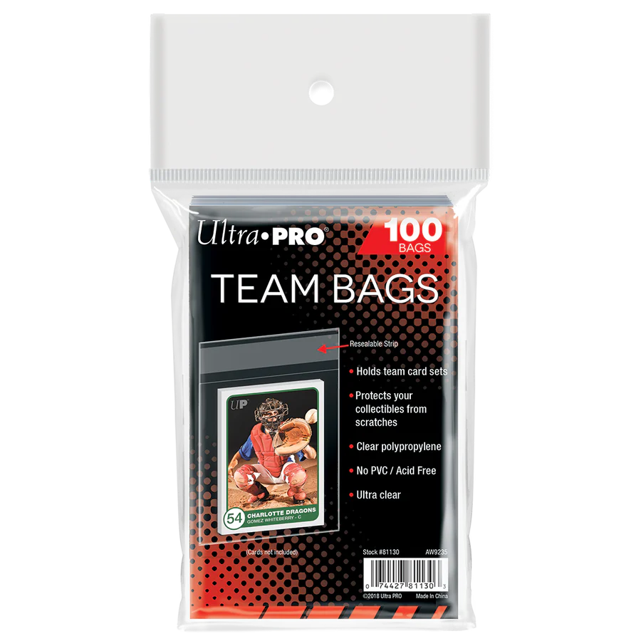 Team Bags Resealable Ultra Pro