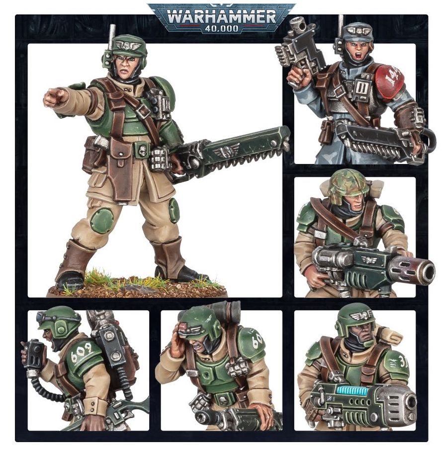 Cadian Shock Troops Asta Militarum Warhammer 40k W40k