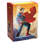Superman (2) 100ct Standard Sized Dragon Shield Brushed Art Sleeves