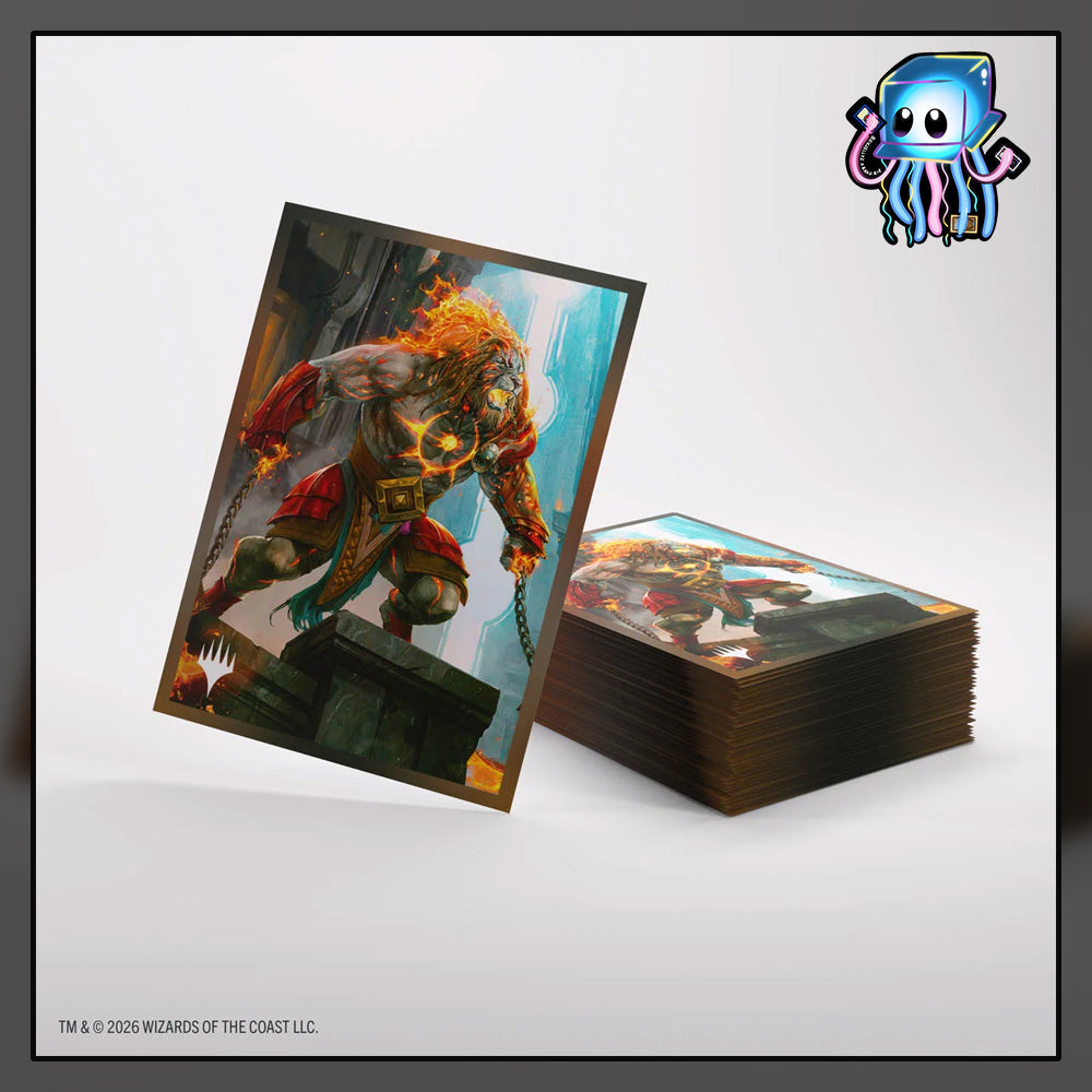 Ajani, Path of Vengeance Ajani Goldmane 105ct Premium Art Sleeves Gamegenic Reality Fracture Magic The Gathering