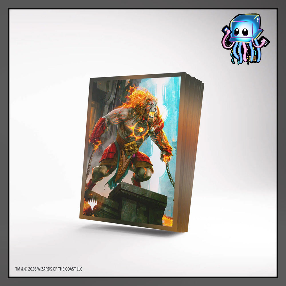 Ajani, Path of Vengeance Ajani Goldmane 105ct Premium Art Sleeves Gamegenic Reality Fracture Magic The Gathering