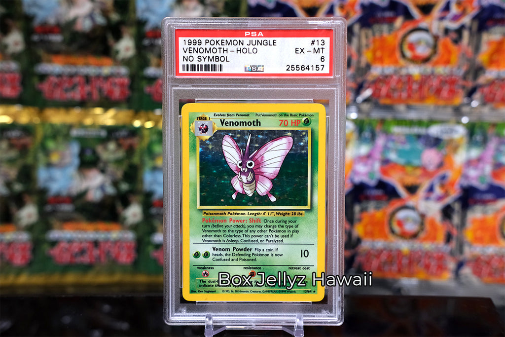 Venomoth Unlimited Shadow Holo PSA 6