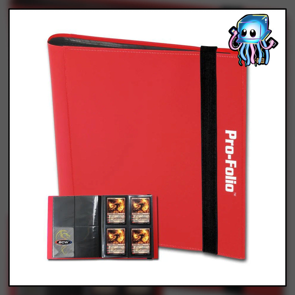 Red Folio 4-Pocket Album Binder BCW