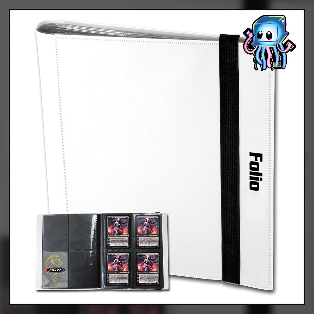 White Folio 4-Pocket Album Binder BCW