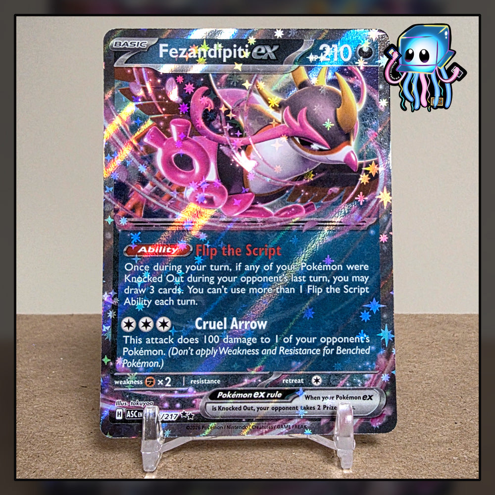 Fezandipiti ex ASC 142/217 Pokemon Single Card
