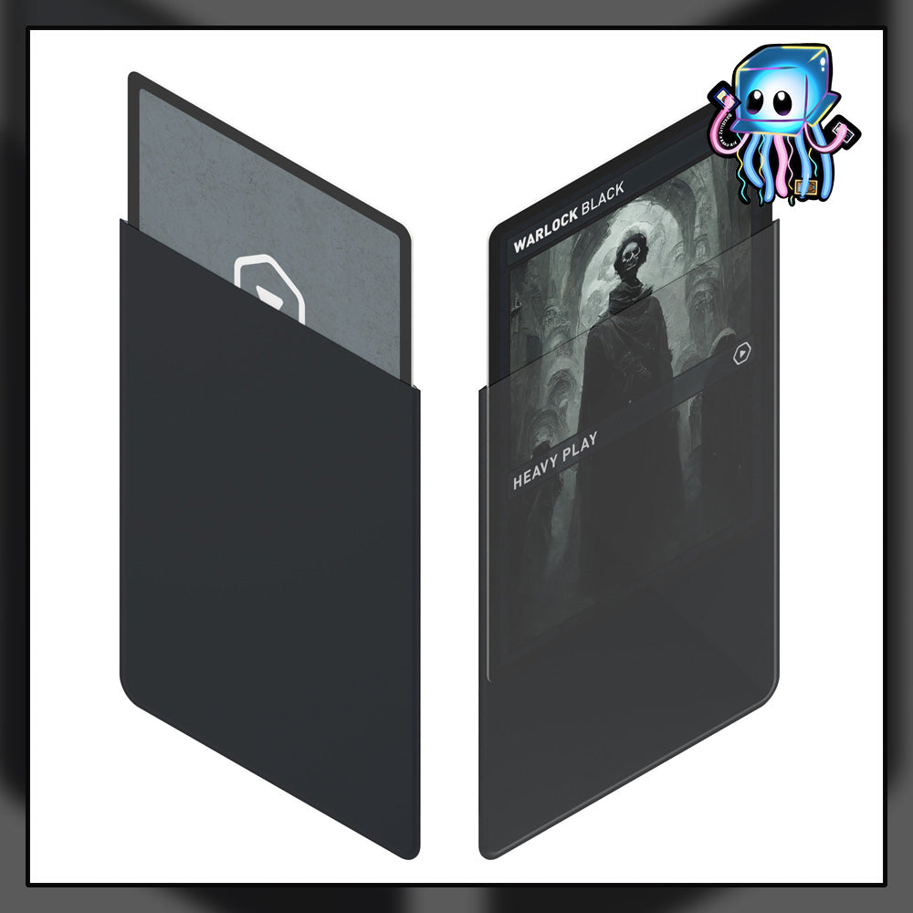 Black 100ct Curve Heavy Play Sleeves