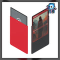 Red 100ct Curve Heavy Play Sleeves