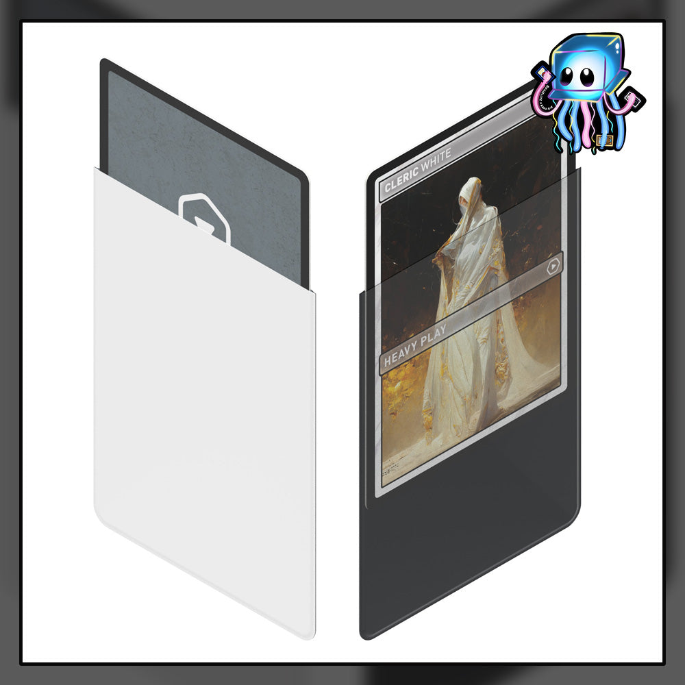 White 100ct Curve Heavy Play Sleeves