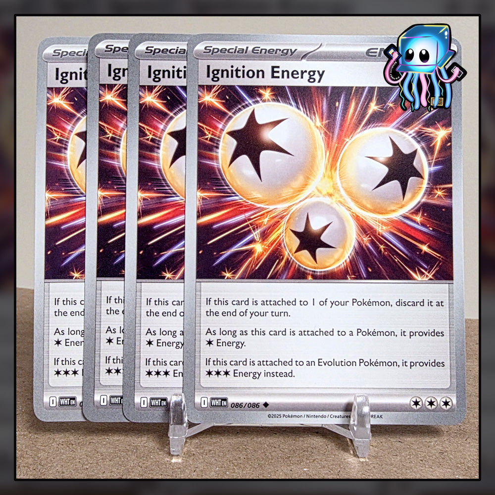 Ignition Energy WHT 086/086 Pokemon Playset Multiple Cards