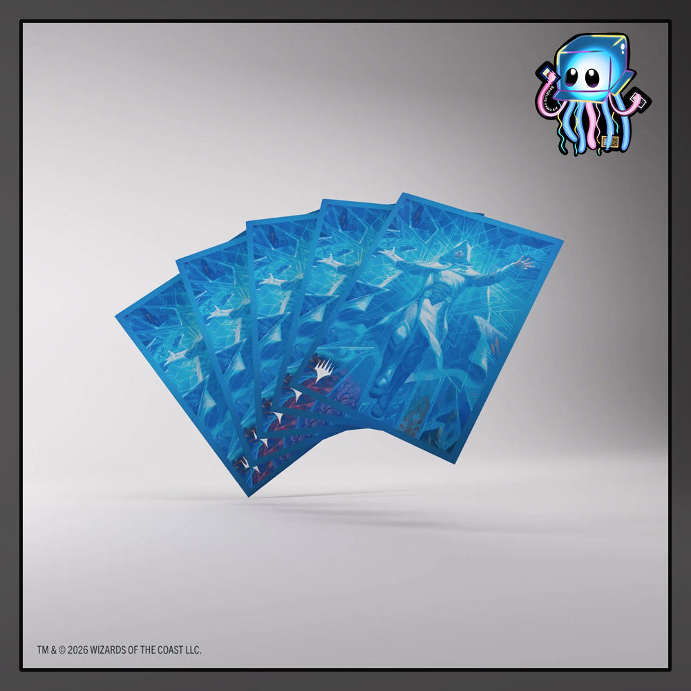 Overwrite the Multiverse Jace Beleren 105ct Premium Art Sleeves Gamegenic Reality Fracture Magic The Gathering