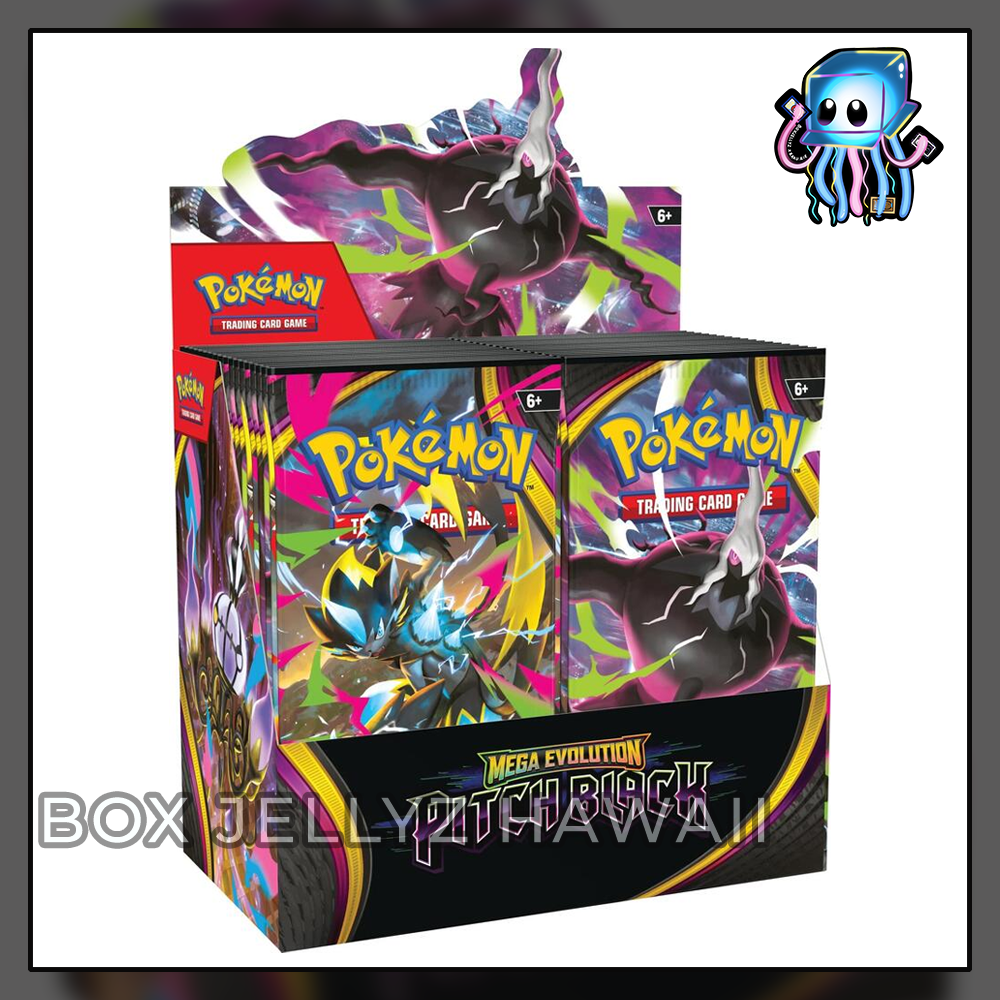 Pitch Black Booster Box Pokemon Mega Evolutions