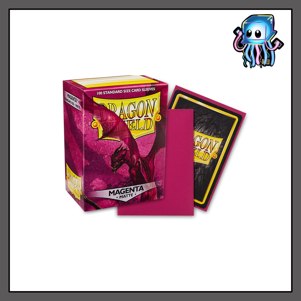 Magenta Matte Dragon Shield 100ct Standard Sized Sleeves
