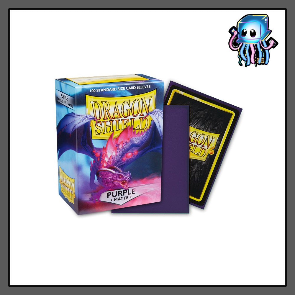 Purple Matte Dragon Shield 100ct Standard Sized Sleeves