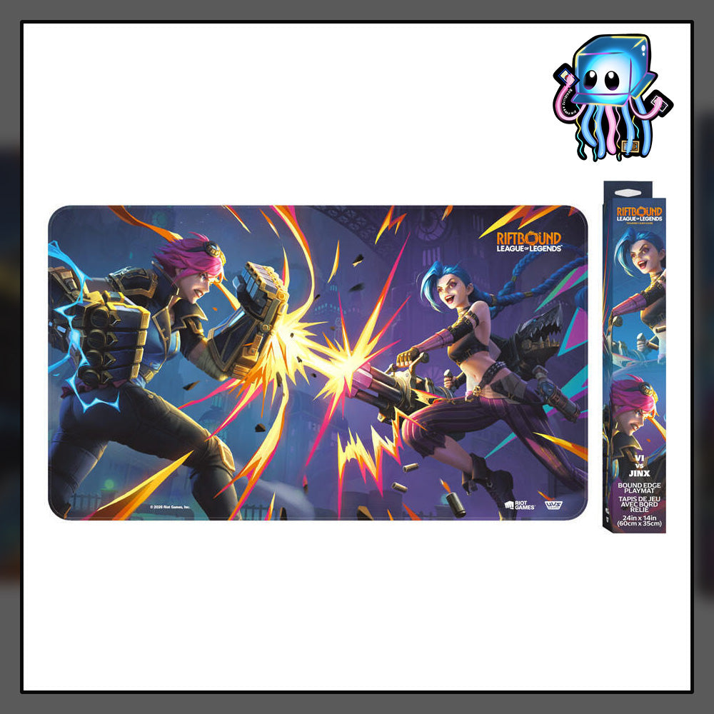 Vi vs Jinx Riftbound League of Legends UVS Playmat