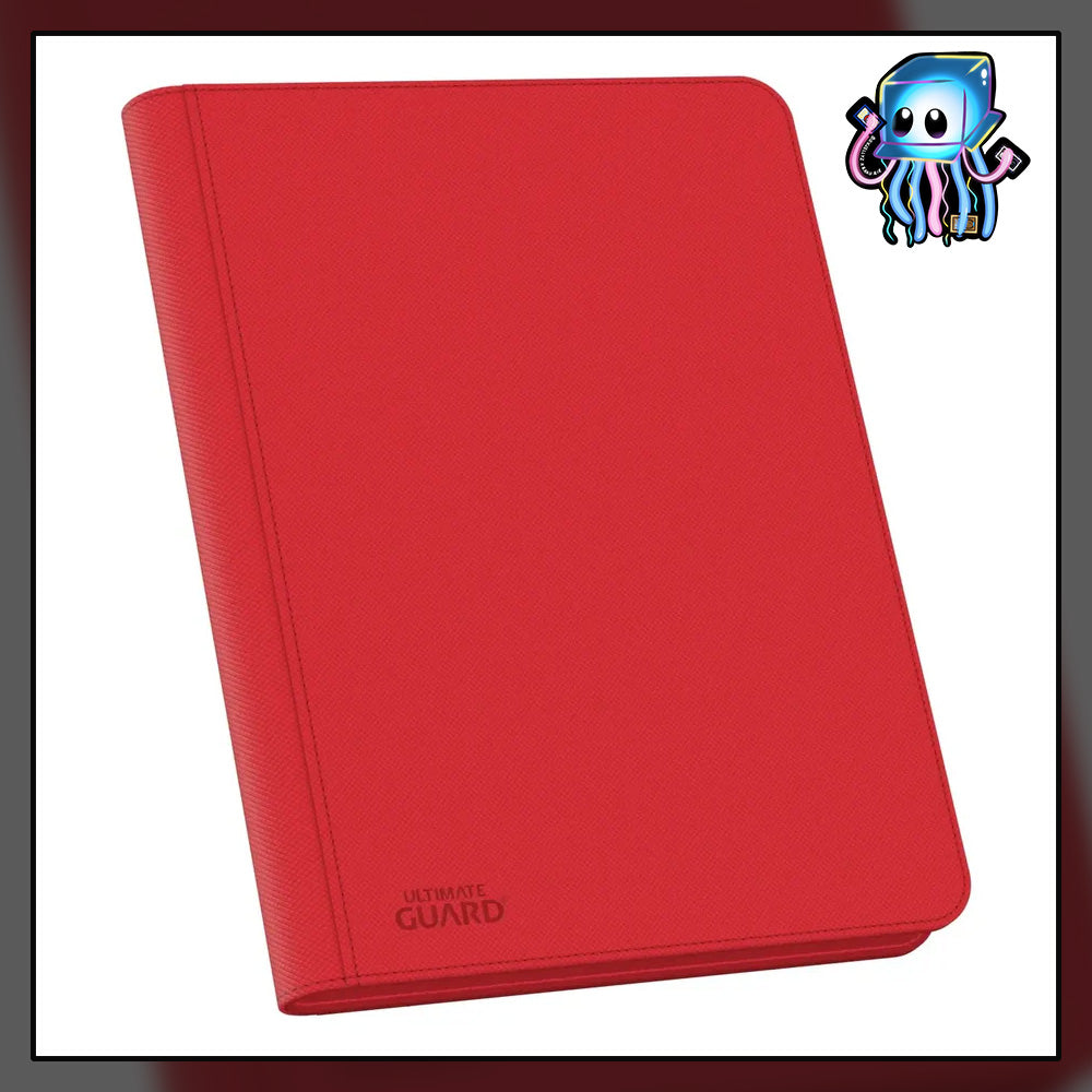 Red Zipfolio 8-Pocket Album Binder Ultimate Guard