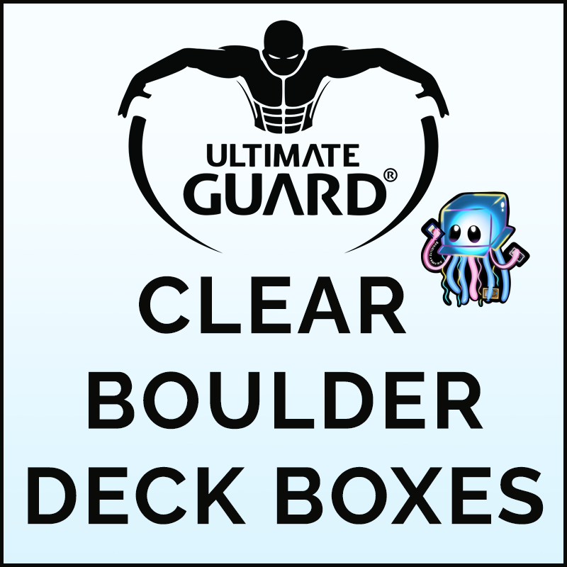 Clear Boulder 100+ Deck Box Ultimate Guard