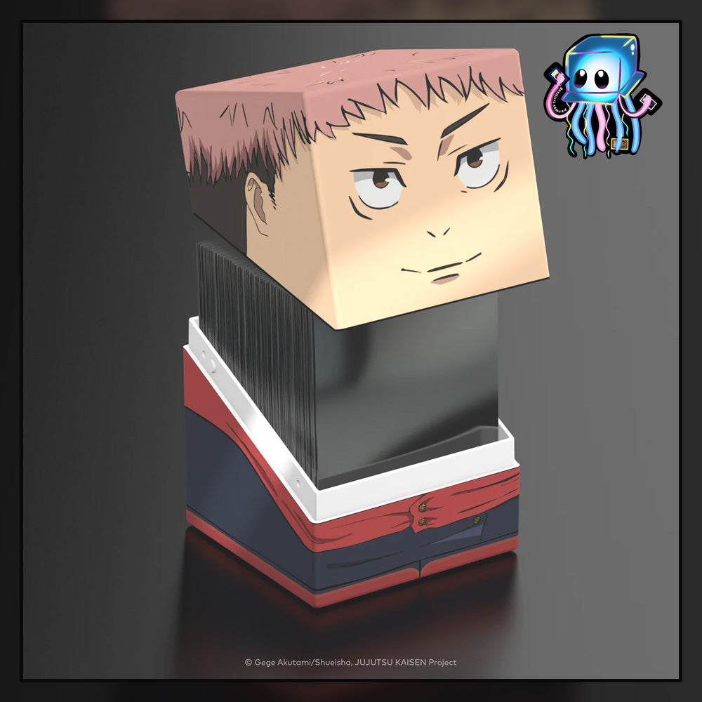 Yuji Itadori Jujutsu Kaisen JJK 100+ Squaroes Deck Box Ultimate Guard