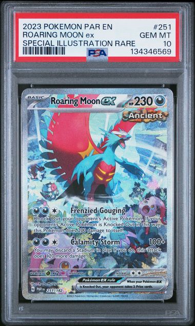 Roaring Moon ex SIR Paradox Rift PSA 10