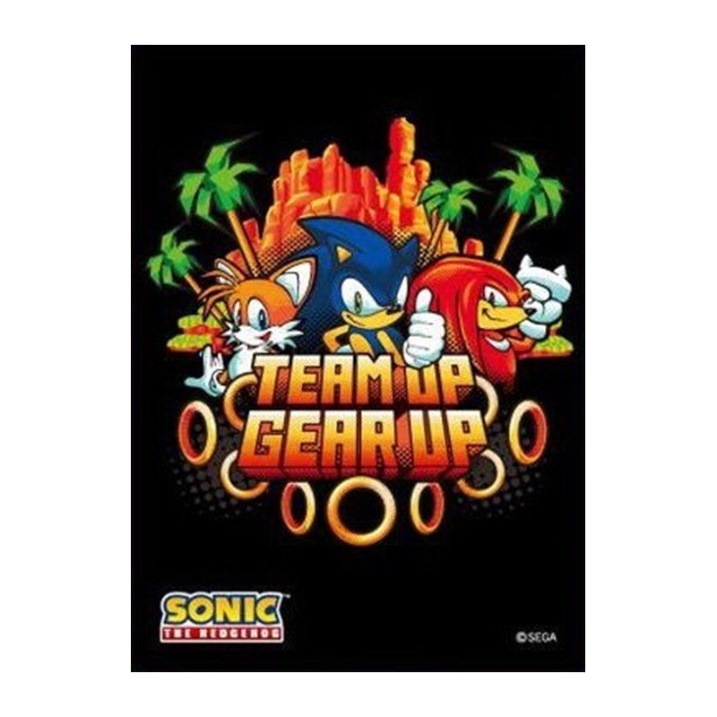 "Spot and Dot" Team Up Gear Up 65ct Standard Sized Sonic the Hedgehog Ensky Sleeves